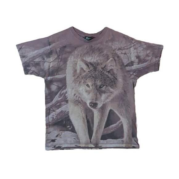 Radical Nature Other - Radical Nature Vintage Wolf Graphic Tee Shirt Size L Preowned